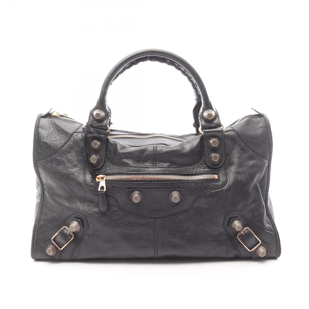 Balenciaga The Giant Work Handbag leather black